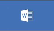 Insert A Cover Page In Word Document