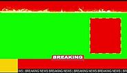 Breaking News Green Screen Templates | No Copyrights | Arish's Films