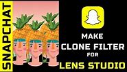 Snap Clone filter - Make a Clone Filter ( Material Editor ) || Snapchat || Lens Studio || Rbkavin