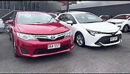 Lovely red 2012 Toyota Camry Hybrid with 100,000kms*