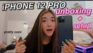 iPHONE 12 PRO UNBOXING! setup + review