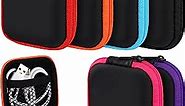 30 Sets Earbud Case, Portable Earphone Case Headphone EVA Earbud Holder Square Earbud Case Pouch Cell Phone Accessories Organizer with Hook for Earphone Earpieces Memory Card Chip