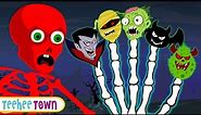 Colorful Funny Skeleton Haunted Song + More Spooky Scary Skeleton Songs By Teehee Town