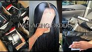 HOW I PACKAGE MY WIG ORDERS | AFFORDABLE PACKAGING ✅