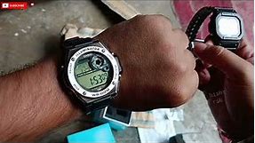 Casio d191 watch unboxing and review, CASIO MWD-100H-9AVDF Youth- Digital Watch, Casio best watch