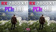RX 7800 XT : PCIe 3.0 vs PCIe 4.0 - How Big is the Difference?