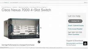 DC Switches Intro Nexus 7000 Chassis and Supervisors