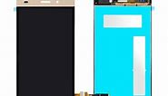 LCD with Touch Screen for Huawei P8 Lite - Gold (display glass combo folder)