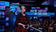 Billie Eilish Wins New Artist of the Year at the 2019 AMAs - The American Music Awards