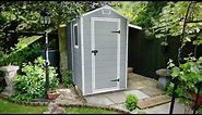 Keter Manor 4x6 Outdoor Garden Storage Shed - DE