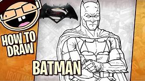 How to Draw BATMAN (Batman v Superman: Dawn of Justice) | Narrated Step-by-Step Tutorial