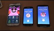 Angry Luntik Incoming call&Outgoing call at the Same Time Samsung Note 2+Nexus 5+S4 mini Android 11