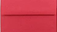 JAM PAPER A6 Colored Invitation Envelopes - 4 3/4 x 6 1/2 - Red Recycled - 50/Pack