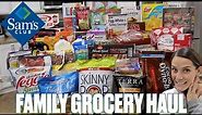 MASSIVE SAMS CLUB GROCERY HAUL | WHOLESALE GROCERY SHOPPING FOR A FAMILY OF SIX | HUGE GROCERY HAUL