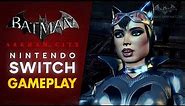 Batman: Arkham City - Nintendo Switch Gameplay [Armored Batsuit]