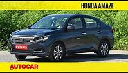 2021 Honda Amaze facelift - It's all in the details | First Drive | Autocar India