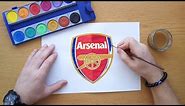How to draw the Arsenal logo