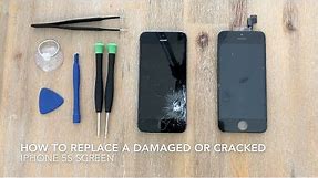 How To Replace A Shattered or Cracked iPhone 5S Screen