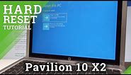 How to Hard Reset HP Pavilion 10 X2 - Bypass Password / Reinstall Windows