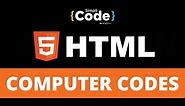 HTML Computer Code Elements | Computer Code Elements Explained | HTML For Beginners | SimpliCode