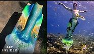 How Realistic Mermaid Tails Are Made | Art Insider