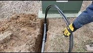 DIY Pulling Buriable Electrical through PVC