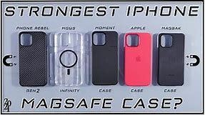 What's the Strongest iPhone Magsafe Case? (2021) | Testing 5 iPhone Cases with the Strongest Magsafe