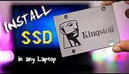 How to install SSD in Laptop | SSD vs HDD Speed Test (Lenovo G50-70 Upgrade)