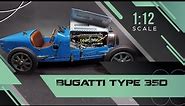 Bugatti type 35d - ITALERI - 1/12 scale - scale modeling.