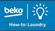 How to clean the pump filter on your Beko Washing Machine