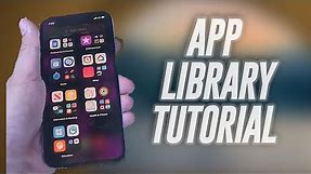 App Library Explained | iPhone 13 Tutorial