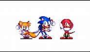 Classic Sonic, Tails & Knuckles dancing meme 10 ish minutes extended version