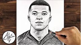 How To Draw MBAPPE | Drawing Tutorial (step by step)