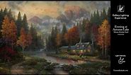 Evening at Autumn Lake from the Thomas Kinkade Vault | Gallery Lighting Experience