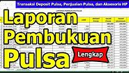 Mudah Membuat Laporan Pembukuan Pulsa