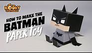 How to make a paper craft Batman - Easy DIY Paper Toy Printable