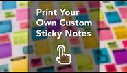 Print Your Own Custom Sticky Notes - Google Slides Template