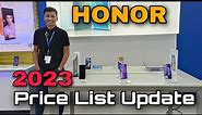 HONOR Price List Update 2023, Honor 70 5G, Honor Pad 8, Honor X9, X8, X7, X6