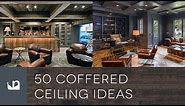 50 Coffered Ceiling Ideas