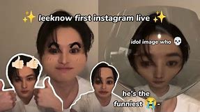 leeknow instagram live!