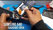 How To Open Samsung Galaxy A40 Back Side