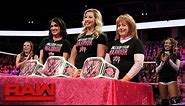 The Raw Women's division honors brave breast cancer survivors: Raw, Oct. 2, 2017