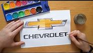How to draw the Chevrolet logo