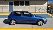 For Sale: 1992 Honda Civic Si Hatchback “Captiva Blue” 1 of 3,048 made.