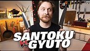 Definitive Japanese Knife Guide: Santoku v.s. Gyuto