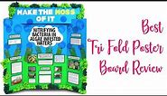 Best Tri Fold Poster Board Review - Trifold Display Presentation Project