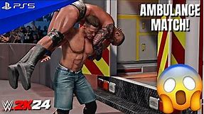 WWE 2K24 - John Cena vs. Randy Orton - Ambulance Match at SummerSlam | PS5™ [4K60]