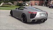 CRAZY Lexus LFA- Startup, Revs, & Acceleration!