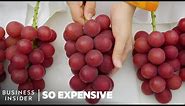 Why Japanese Ruby Roman Grapes Are So Expensive | So Expensive