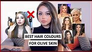 Olive/ Yellow/ Tan/ Medium Skin tones - What Hair Colours Look Best on You? + Demo
